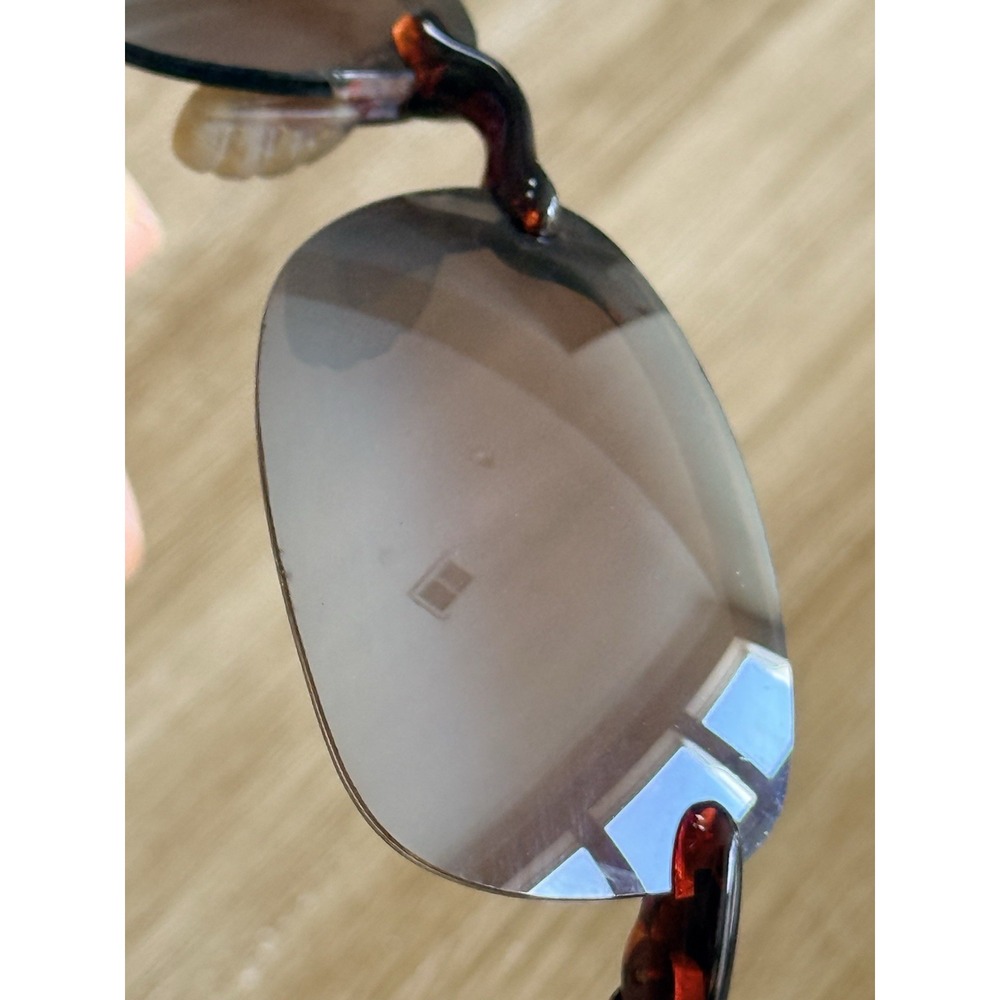 MAUI JIM Sandy Beach/Brown Tortoise MJ-408-10 Sport Half-Rim Sunglasses - Picture 8 of 13